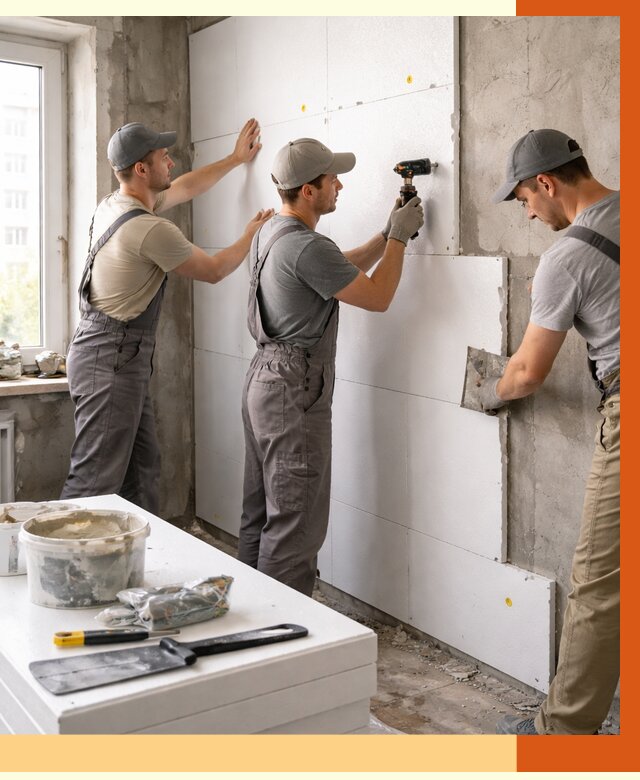 Утепление пенопластом домов и стен в Азнакаеве от 1898 руб. — ТепломастерЗнк